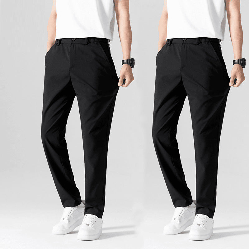 Business Casual Pants Stretch Suit Pants Men's Straight Draping