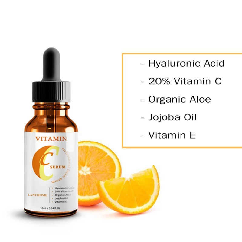 Vitamin C Hyaluronic Acid Facial Serum Anti-Aging Moisturizing Skin Care