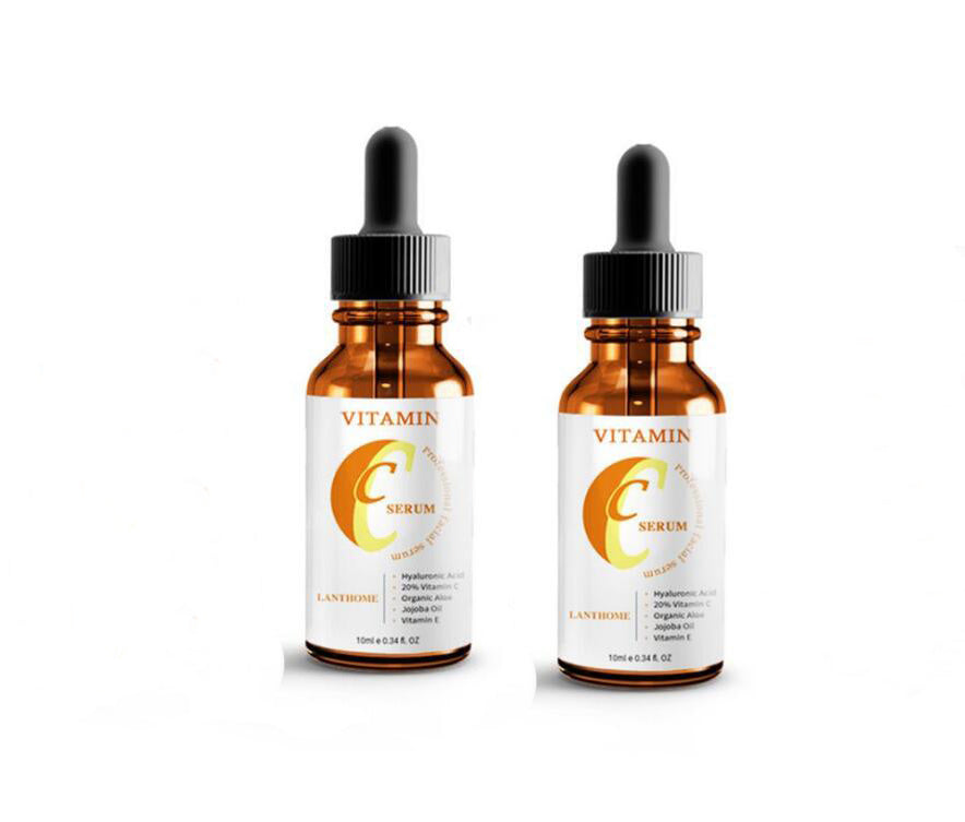 Vitamin C Hyaluronic Acid Facial Serum Anti-Aging Moisturizing Skin Care