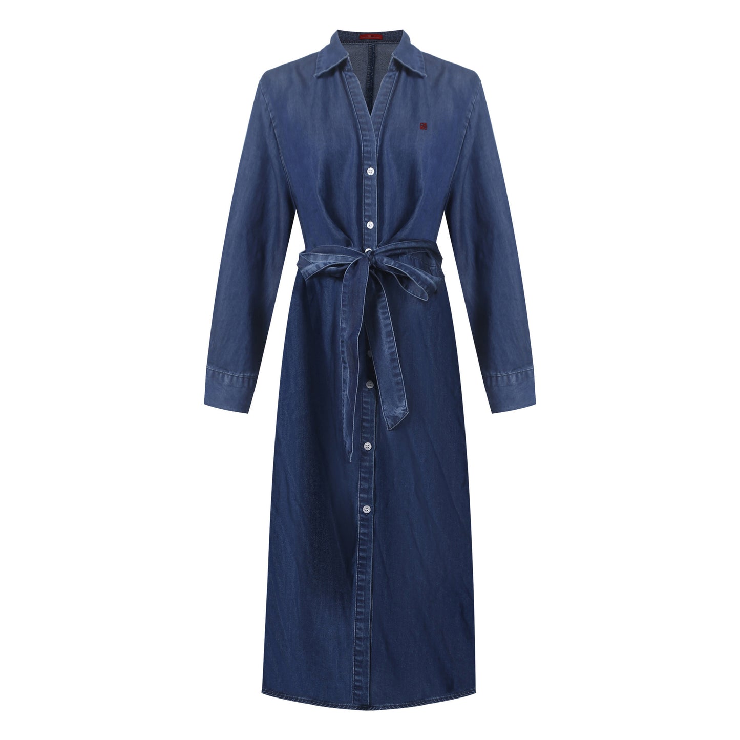Temperament Long Sleeve Loose Slimming Denim Dress