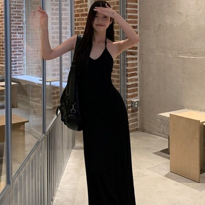 Pure Desire Halter Dress Early Spring Special-interest Design