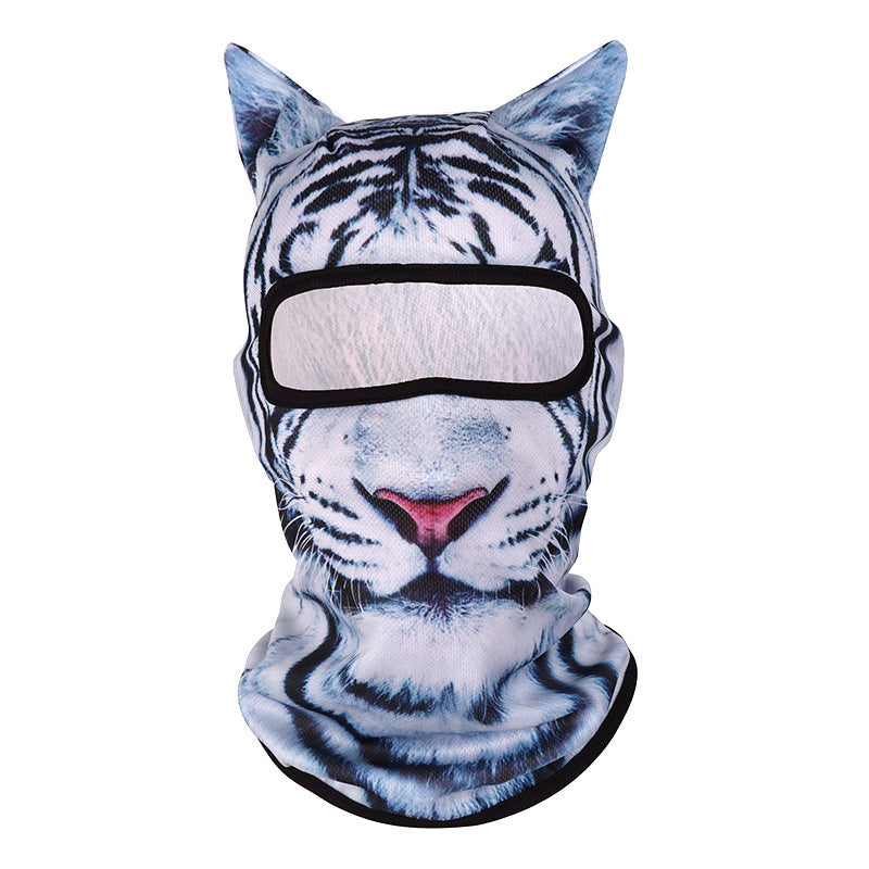 Summer Sun Protection Outdoor Mask 3D Animal Pattern