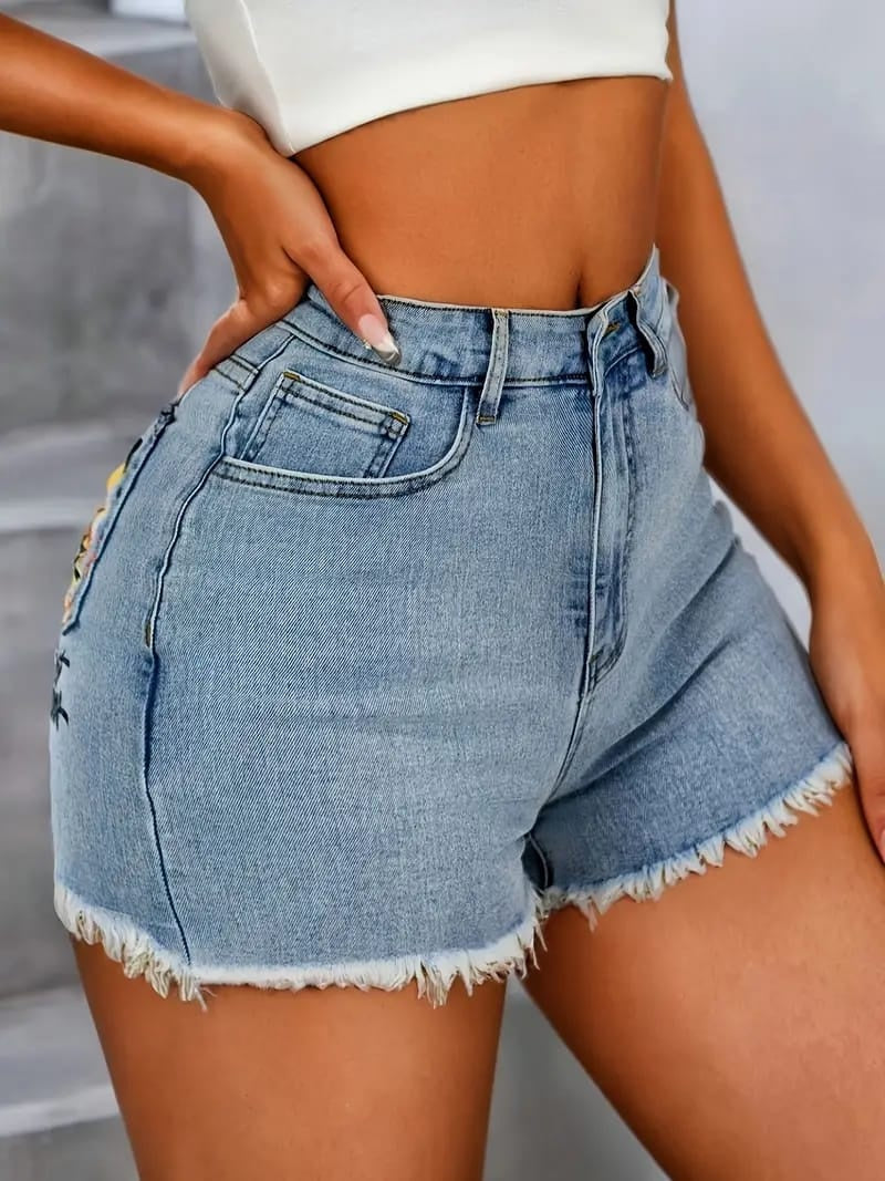 Women's High-Waist Embroidered Jeans, Wide-Leg Full-Length Jeans With A Mystic Eye Embroidery, Dark-Wash Denim For A Bohemian Look Forbidden Platform - Temu