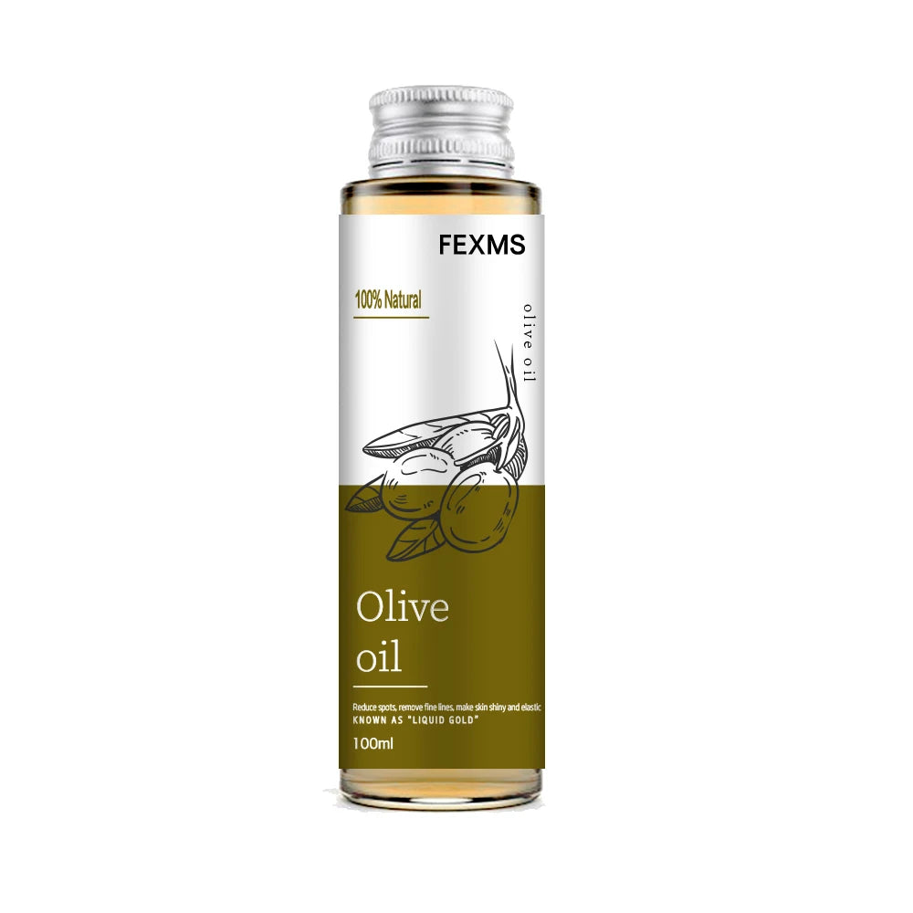 100% Natural Organic Olive Oil. Day Night Moisturizer for Skin Hair Care Face Cuticle Nail Care Natural Body Oils 100ml