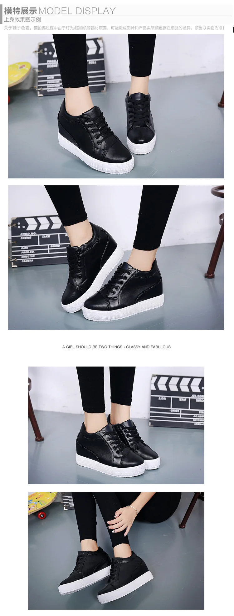 hot White Hidden Wedge Heels sneakers Casual Shoes Woman high Platform Shoes Women's High heels wedges Shoes For Womenbn54