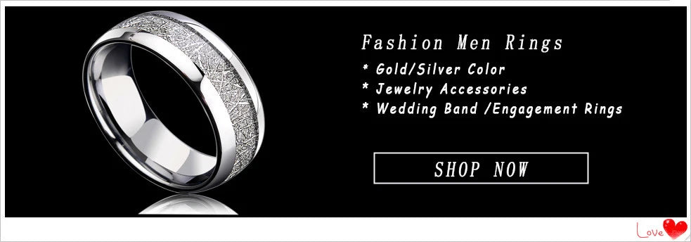 2025 Fashion Black Stainless Steel Couple Rings for Lover's Jewelry Accessories Engagement Wedding Band Men Rings/Women Rings