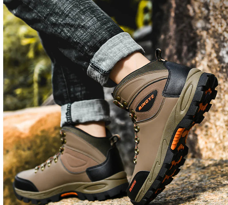 Men's Warm Winter Hiking and Climbing Sports Shoes