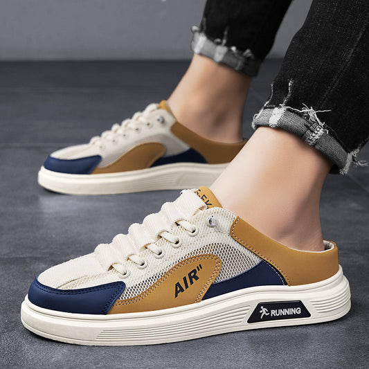 Wear-resistant Rubber Sole Low-top Casual Shoes