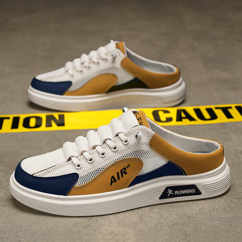 Wear-resistant Rubber Sole Low-top Casual Shoes