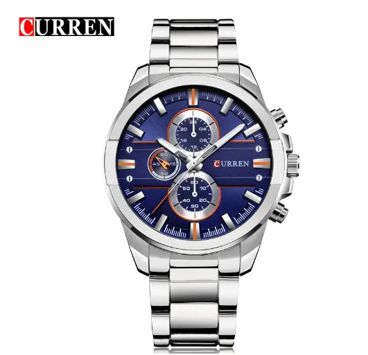 Men's Steel Band Sports Watch - Fashion Casual Design | KHYAL&Co