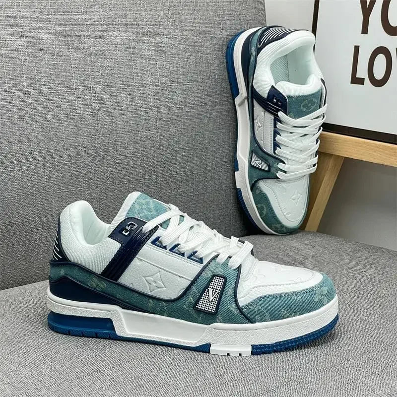 Retro style 5350-Trend Color-Block Shoes Versatile Casual Trendy Shoes 2026 Korean Version Platform Men's and Women's Shoes