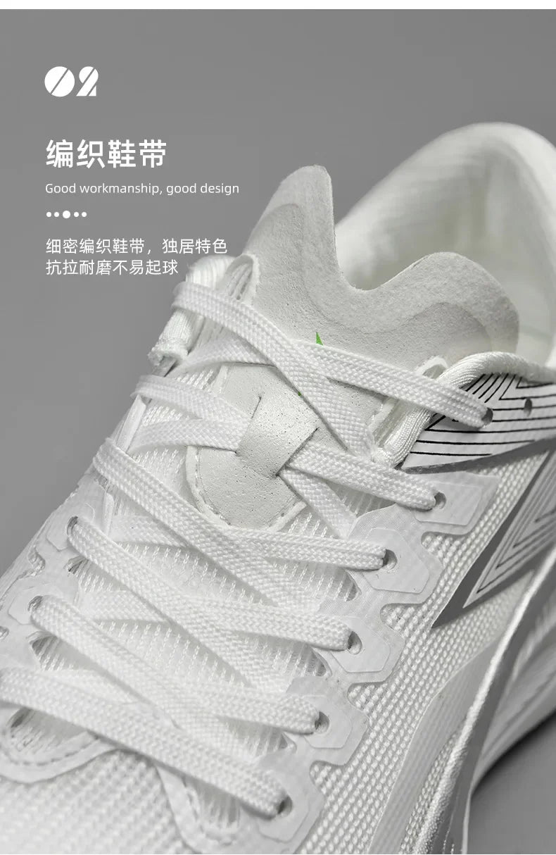 Marathon Air Cushion Carbon Plate Sports Running Shoes Men Breathable Lightweight Women's Comfortable Athletic Nonskid Sneakers