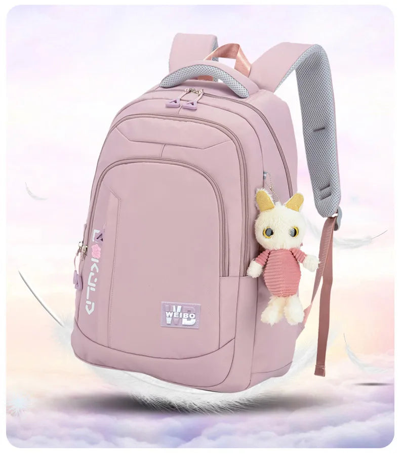 Backpack School Bag Girl Back Pack For Children Kid Child Teenager Female Class Schoolbag Primary Women Bagpack Teen Bookbag Kit