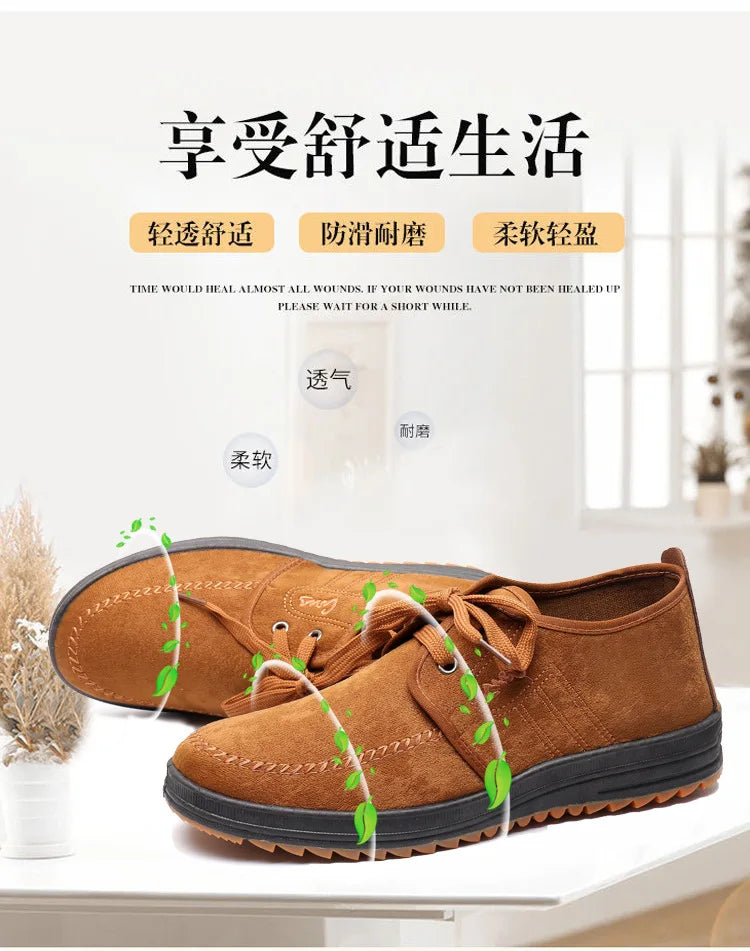 Men Casual Shoes Breathable Loafers Sneakers 2023 New Fashion Comfortable Flat Handmade Retro Leisure Loafers Shoes Men Shoes