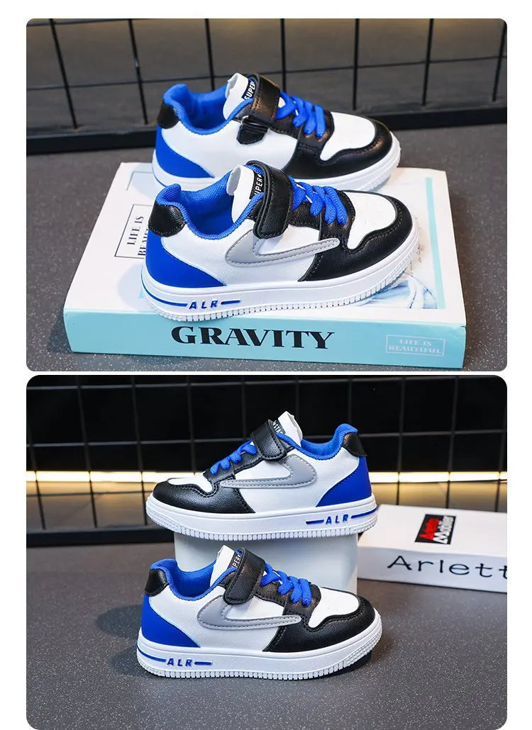 Children's Rotating Button Sports Shoes Breathable Mesh Single Net Shoe Summer New Arrival Middle Large Children Flat Shoes