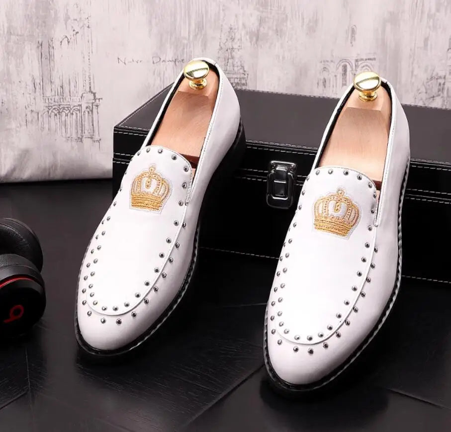 Men's Designer Oxford Loafers - Breathable Business Dress Shoes with Tassel
