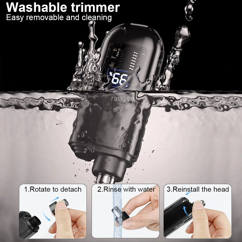 Ear and Nose Hair Trimmer Mini Nose Hair Clipper Painless Portable USB Rechargeable Professional Electric Nose Hair Remover