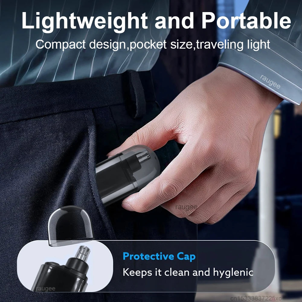 Ear and Nose Hair Trimmer Mini Nose Hair Clipper Painless Portable USB Rechargeable Professional Electric Nose Hair Remover