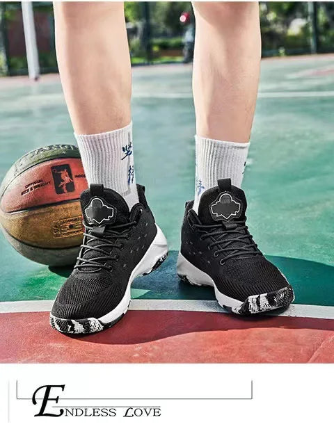 2024 new popular basketball shoes, breathable running shoes for teenagers and students, fashionable men's sports shoes