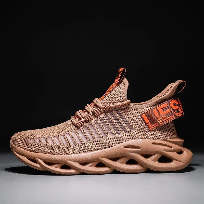 YRZL Men Shoes Sport Comfortable Sneakers Breathable Couple Running Shoes Women Tenis Sports Shoe White Walking Man Sneakers