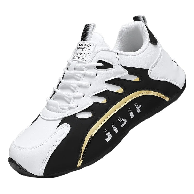 2025 Men Sneaker High Quality Leather Casual Shoes for Men Fashion All-match Sports Shoes Platform Comfortable Men Running Shoes