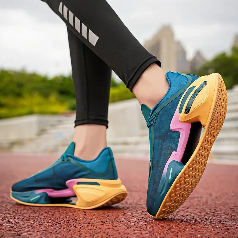 2025 New Running Shoes for Men and Women, Carbon Plate Stable Support, Non-Slip Rebound Breathable Thick-Soled Sports Shoes