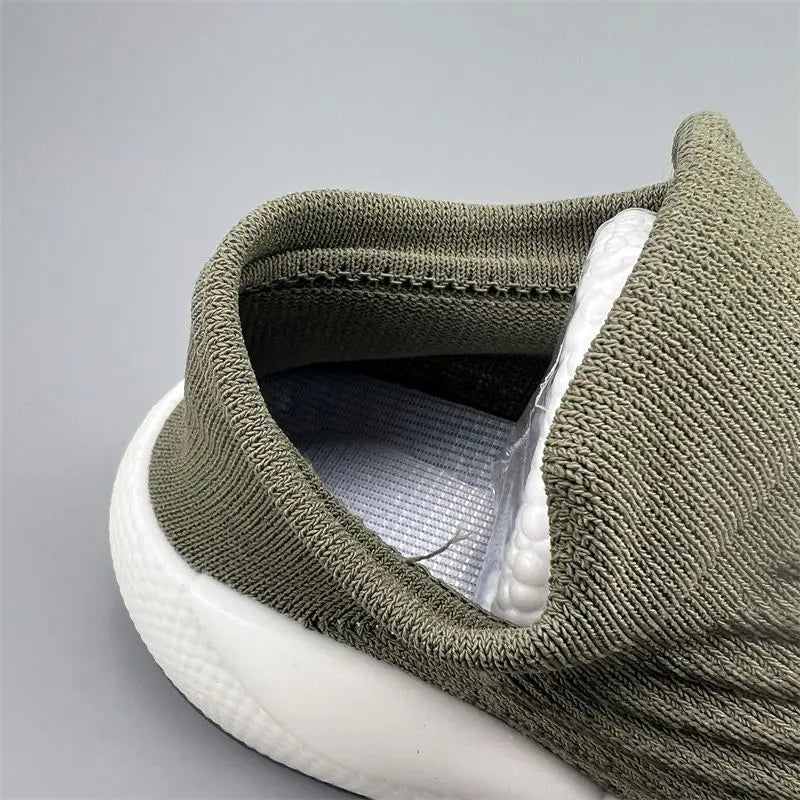 Men's Platform Sneakers - Slip-On Casual Shoes for Gym & Daily Wear