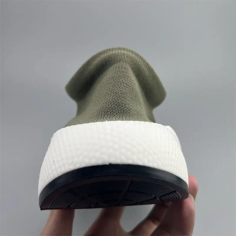 Men's Platform Sneakers - Slip-On Casual Shoes for Gym & Daily Wear