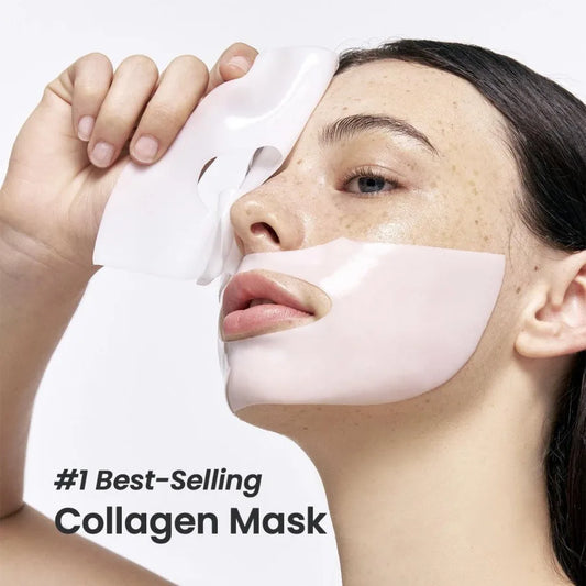 1/4/10PCs Bio Collagen Face Mask Shrink Pores Deep Hydrating Overnight Mask Moisturizing Refreshing Brightening Face Skin Care