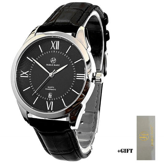 UTHAI High  Authentic Men Watch Brand Waterproof Leather Calendar Student Exam Table Male Fashion Quartz Clock Watches Has Box