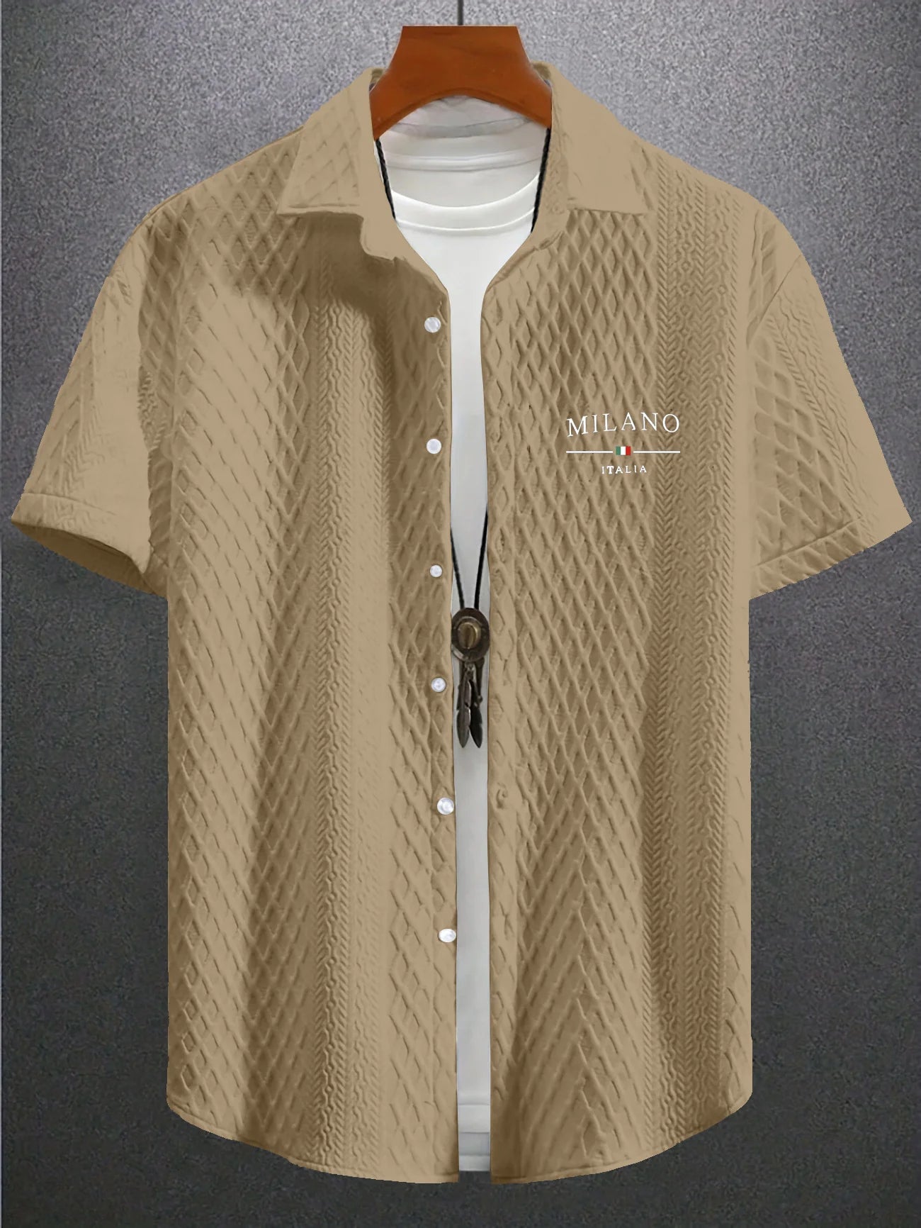 Men's Oversized Streetwear Short Sleeve Shirt - Hip Hop Trendy Loose Fit T-Shirt - Urban Fashion Style