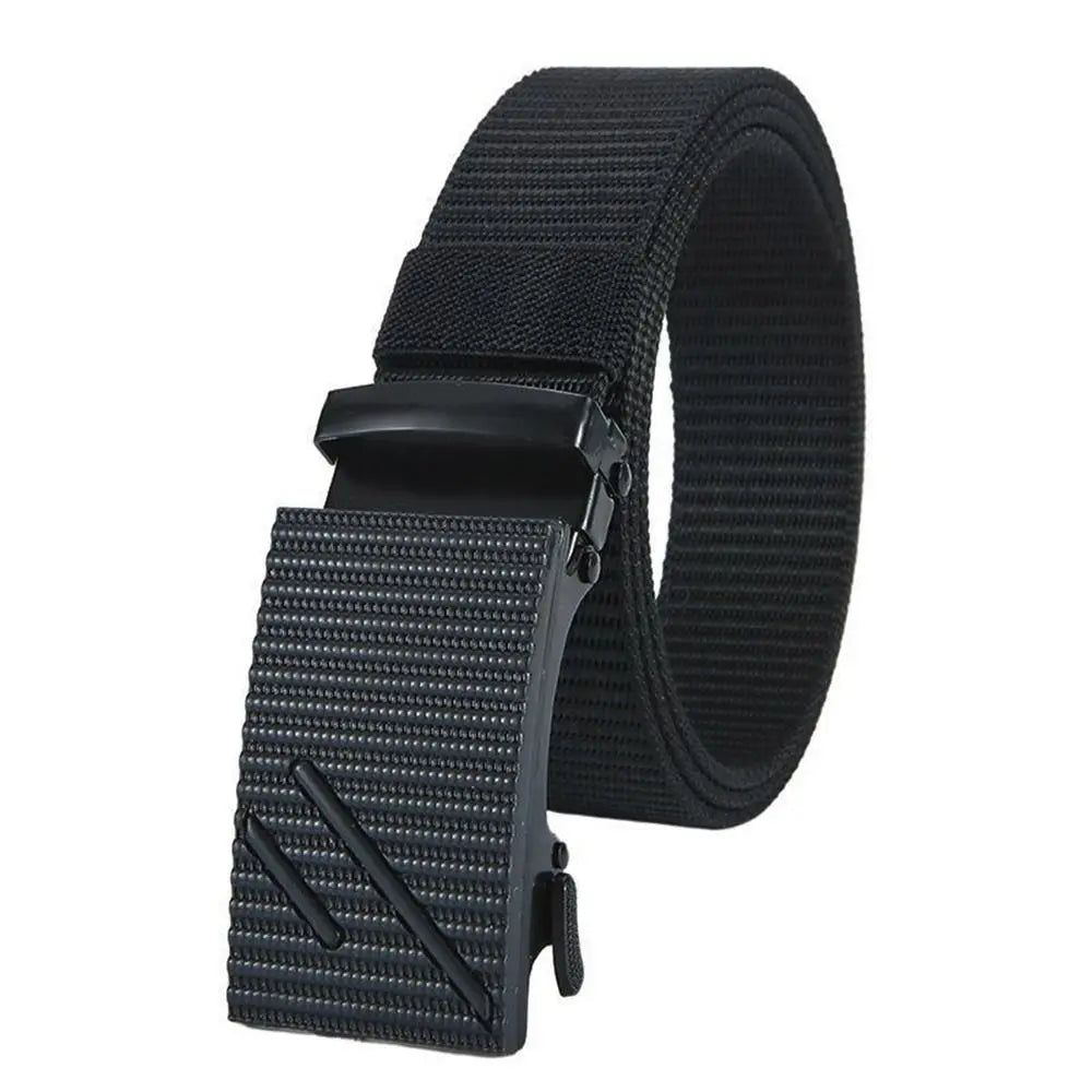 Men Nylon Belt Alloy Buckle Breathable Elastic Belts Men Cowboy Designer Belt Outdoor Casual Tactical Waistbelt Gifts