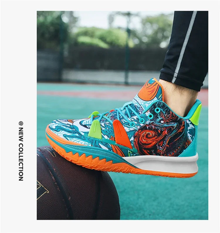 Basketball Shoes Cushion Anti Slip Sports Shoes Fitness Training Shoes Male Basketball Boots Basket Sneakers 2024 Couple Style