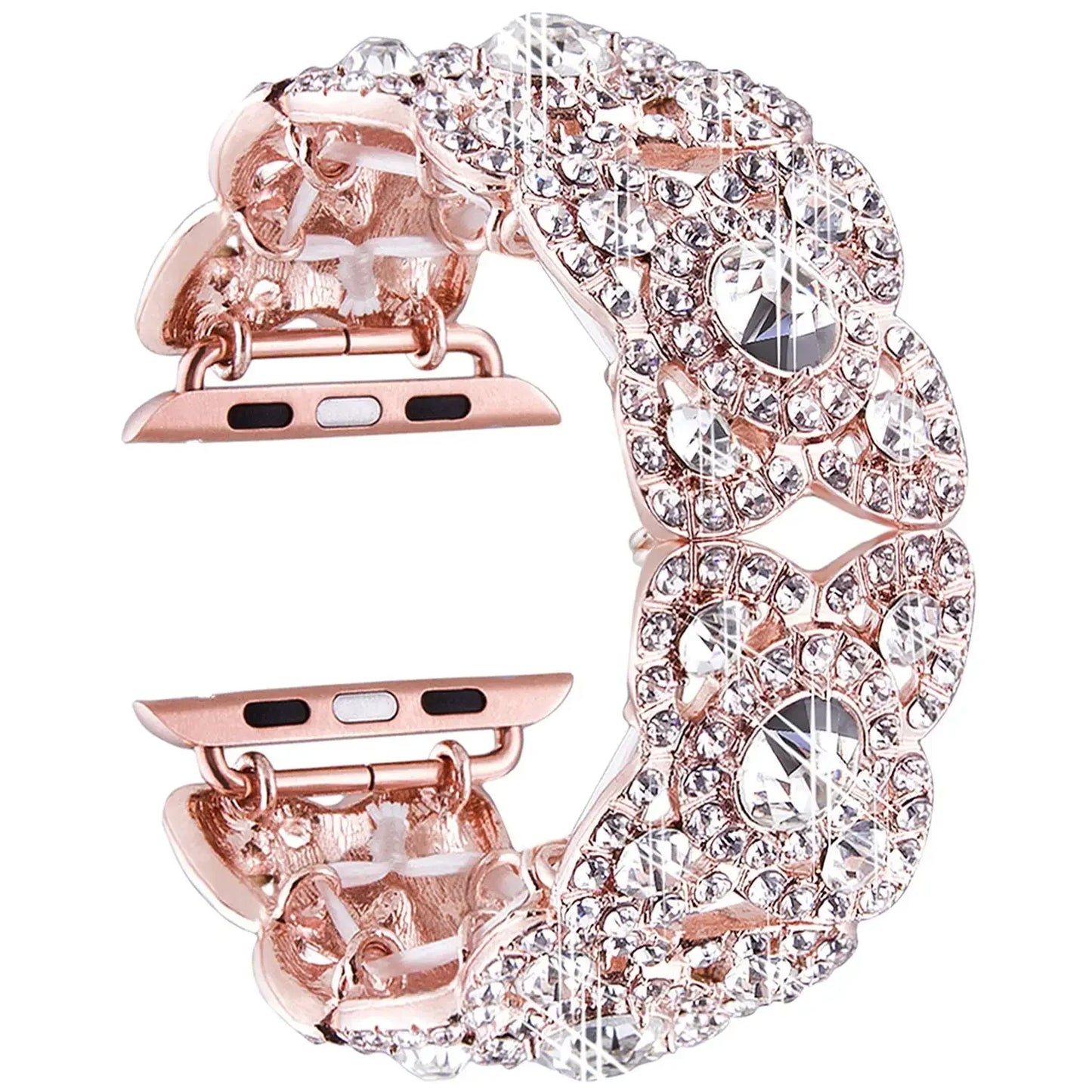 Bling Band for Apple Watch Ultra 38mm 40mm 42mm 44mm 41mm 45mm 49mm Diamond Metal Wristband Strap Iwatch Series 8 7 6 SE 5 4 3