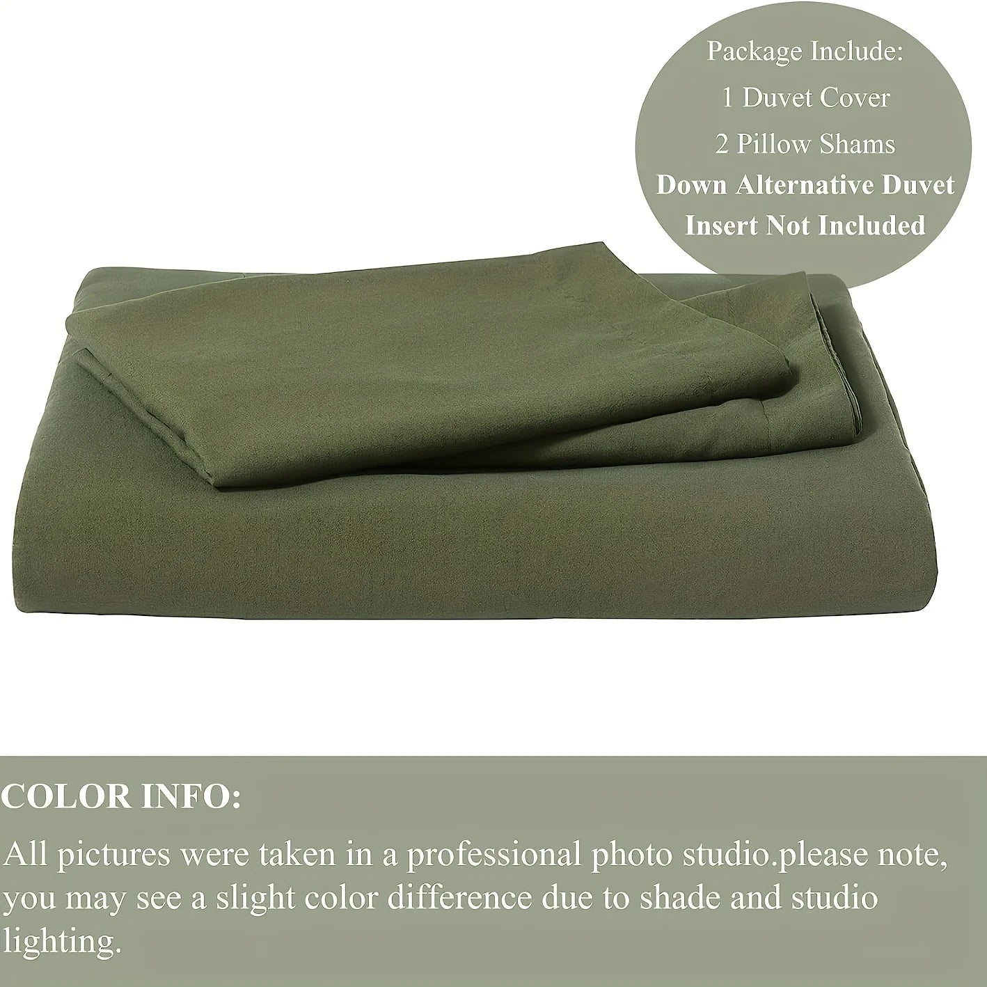 The 3pcs simple solid color quilt cover set is soft and comfortable, skin-friendly and breathable, made of 100% polyester fiber