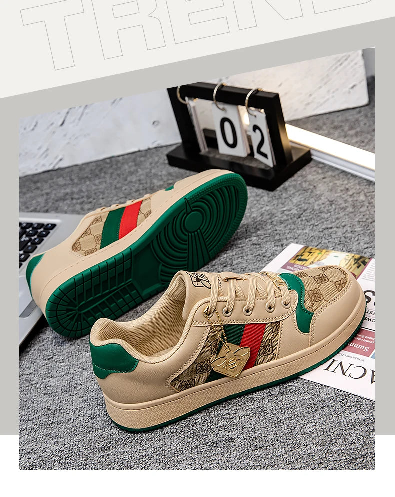 2025 Summer High-Quality Retro Versatile Fashion Trendy Sneakers Casual Shoes Lightweight Couple Style Breathable Comfortable