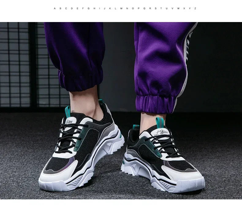 designer shoes men New Style Summer Breathable Wild Mesh Sports Casual Youth Increase Old Fashion Men's Shoes  sneakers