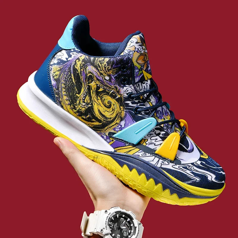 Basketball Shoes Cushion Anti Slip Sports Shoes Fitness Training Shoes Male Basketball Boots Basket Sneakers 2024 Couple Style