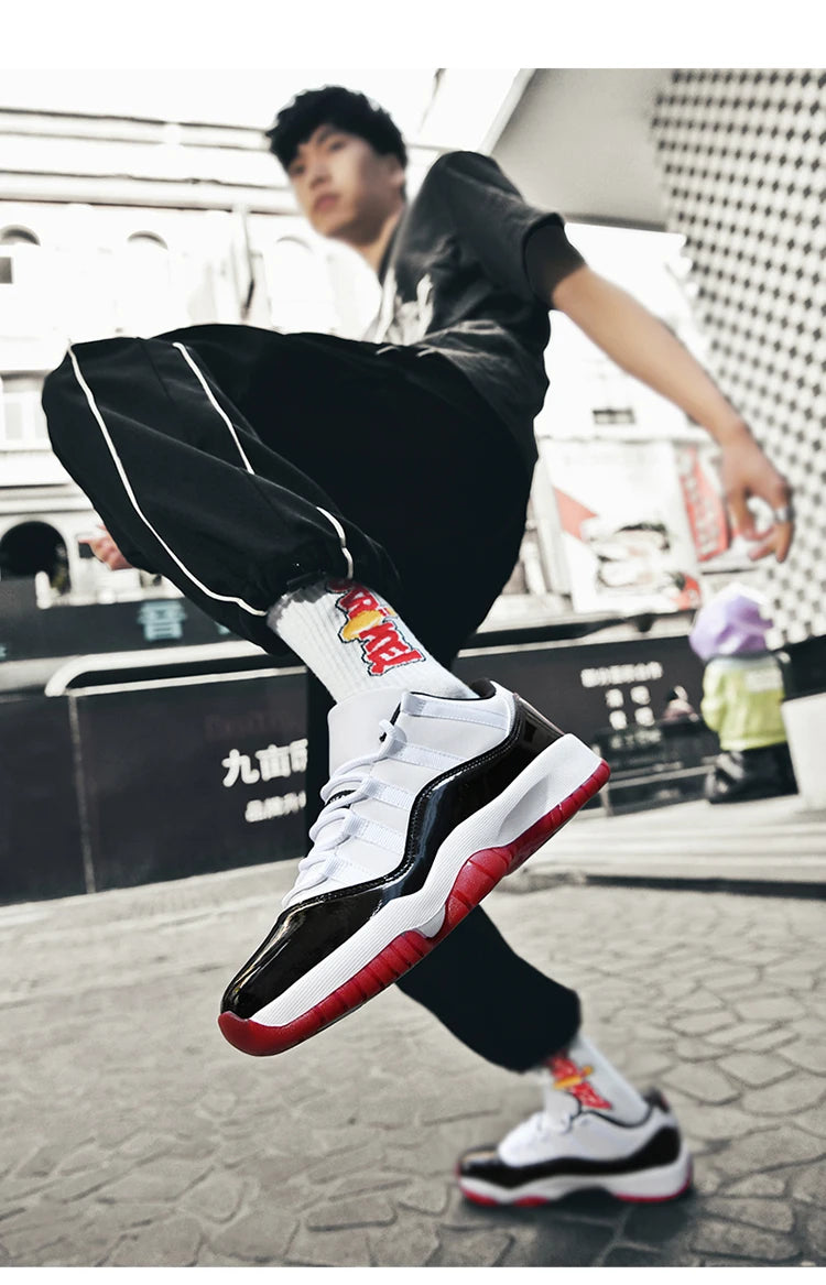 Shoes Men's Shoes Leather Retro Low-Top Basketball Trendy Shoes Men's and Women's Comfortable Casual Shoes Sports Shoes