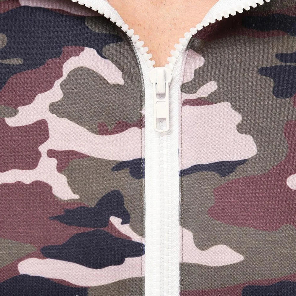 Men Short Sleeve Jumpsuit Sweatshirt Male Hoodies Zipper Overalls Bodysuit Rompers Short Pant Casual Home Wear Tracksuit Pajamas