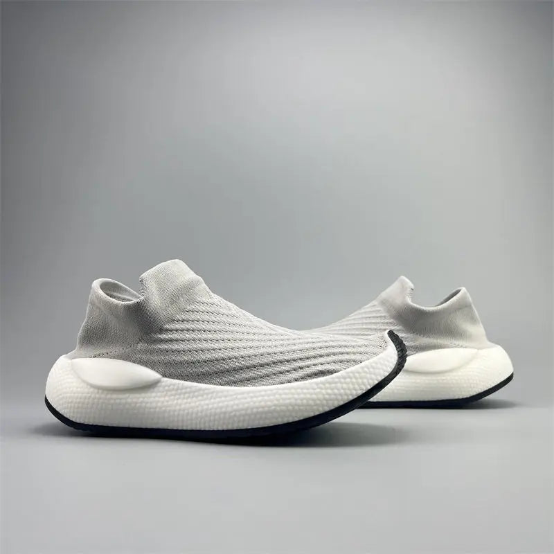 Men's Platform Sneakers - Slip-On Casual Shoes for Gym & Daily Wear