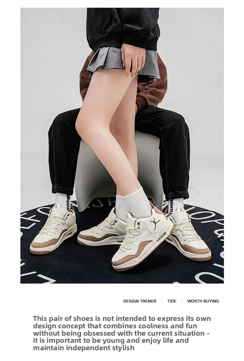 2025 New Casual Style Small Practical Wear Resistant Anti Slip Basketball High Quality Couple Model Breathable Shoes
