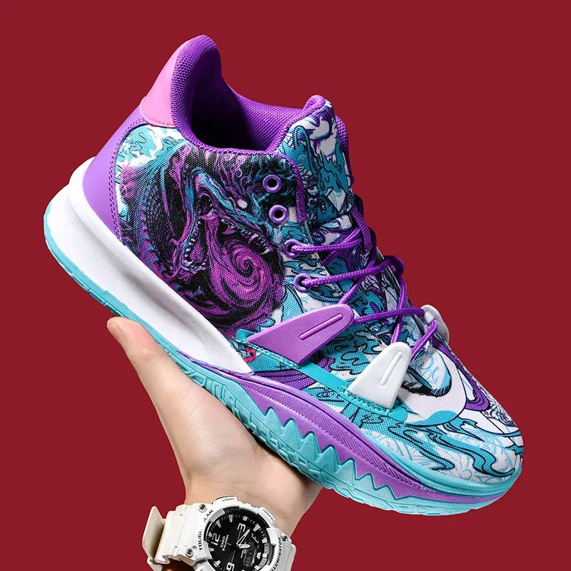 Basketball Shoes Cushion Anti Slip Sports Shoes Fitness Training Shoes Male Basketball Boots Basket Sneakers 2024 Couple Style