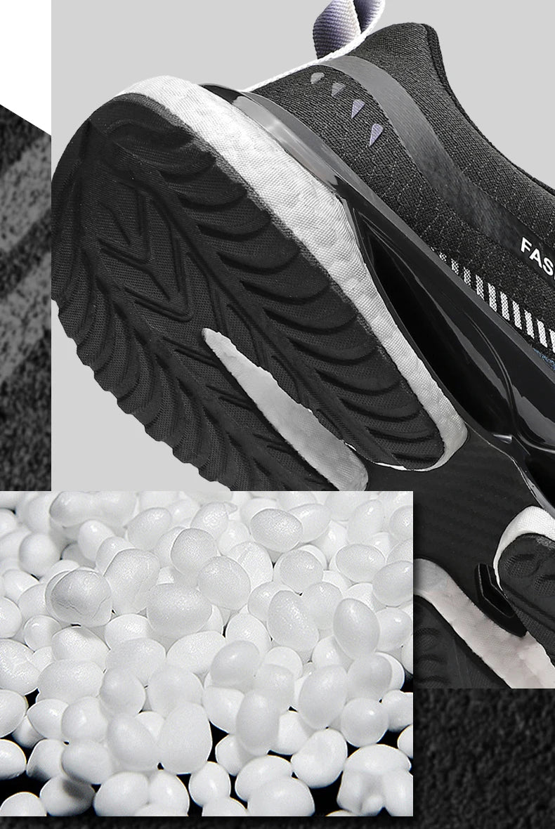 Air Cushion Carbon Plate Sports Running Shoes Men Breathable Lightweight Women's Comfortable Athletic Nonskid Sneakers