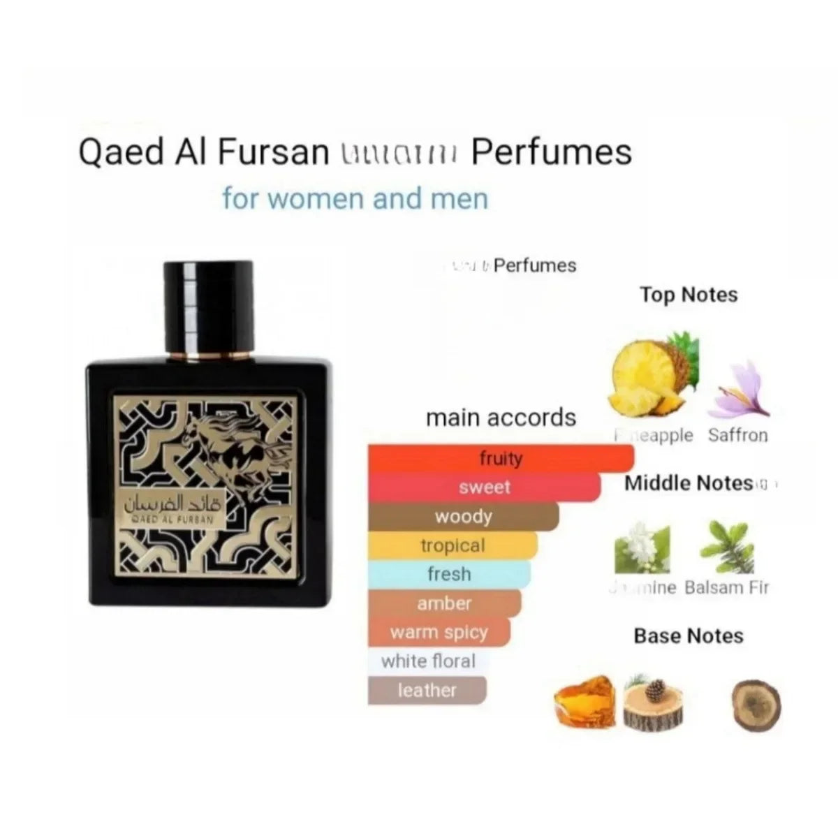 Arab Perfume Man Woman Original Parfum For Men Unisex Long Lasting Light Male Fragrance Arabian High Quality Cologne Pheromones