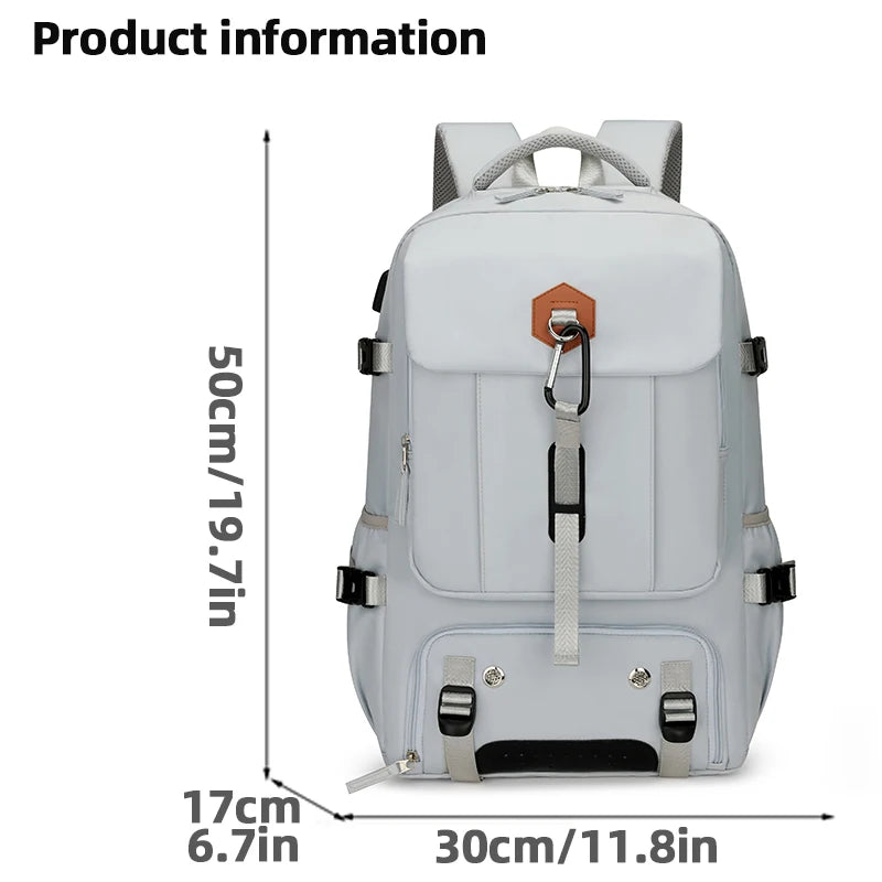 Backpack for men, large capacity travel bag, outdoor waterproof luggage bag, business trip hiking bag, student backpack, backpac