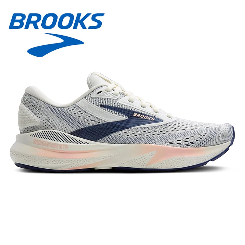 (Authentic) Brooks Adrenaline GTS 24 Stylish Commuter Running Shoes Mesh Breathable Outdoor Casual Sports Shoes