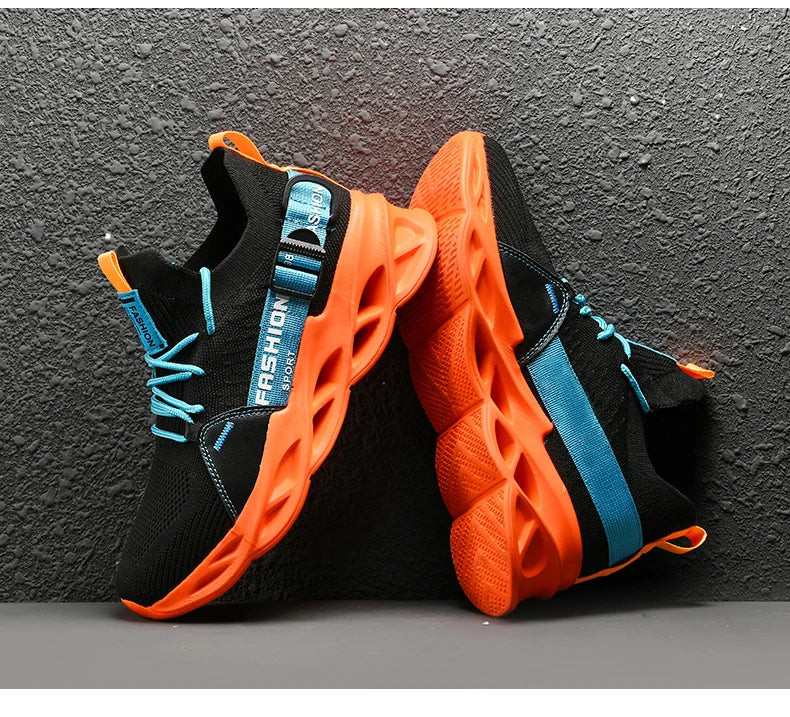 Sneakers Men Mesh Breathable Casual Men Shoes Unisex Light Soft Thick Sole Hole Couple Shoes Athletic Sneakers Women Shoes