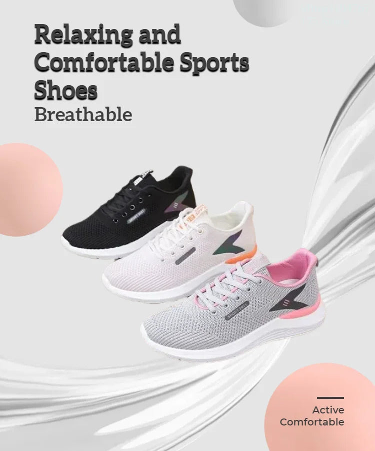 Spring and autumn multi-function soft sole for women's sneakers, comfortable casual running shoes breathable and anti-slip