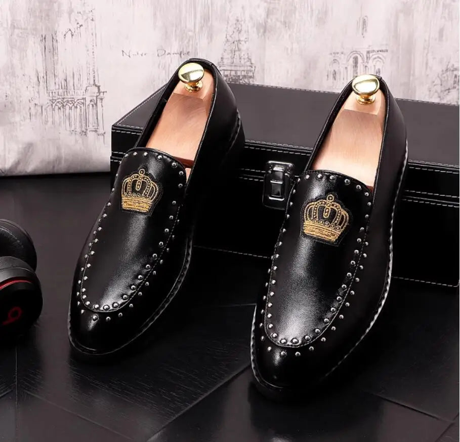 Men's Designer Oxford Loafers - Breathable Business Dress Shoes with Tassel